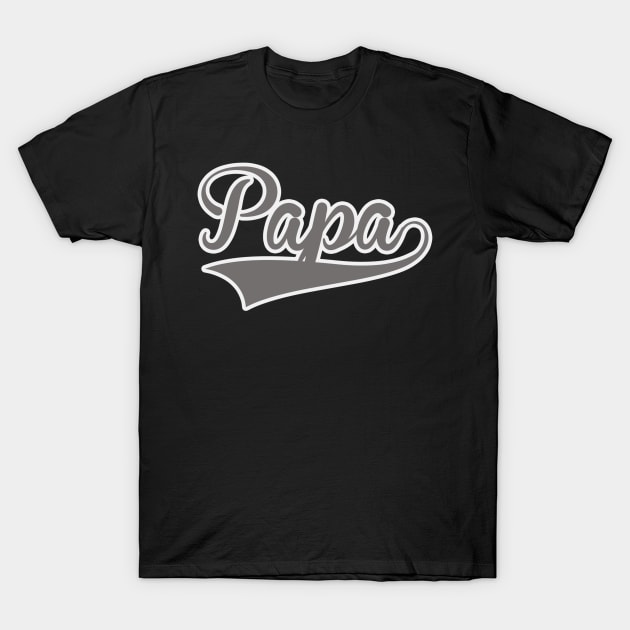 Papa Logo T-Shirt by charlescheshire